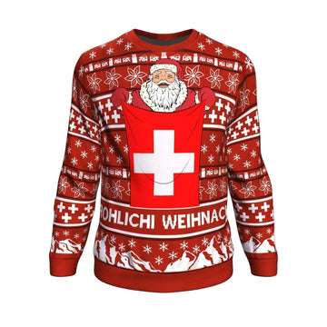 Switzerland Christmas All-Over Sweater Th6 ? Usalast