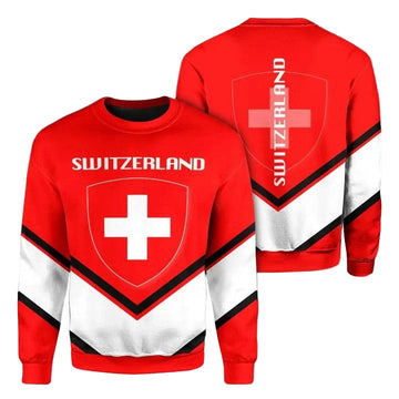 Switzerland Coat Of Arms Sweater Lucian Style Jw5 ? Usalast