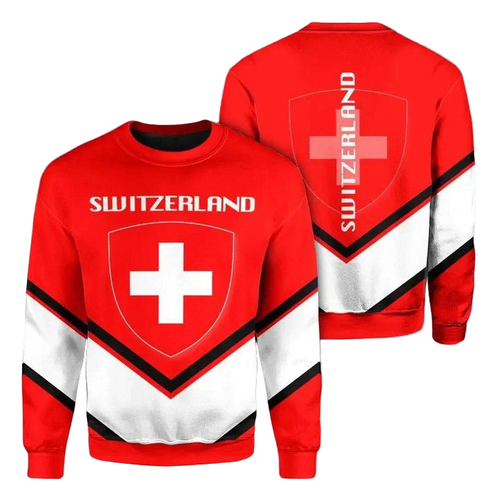 Switzerland Coat Of Arms Sweater Lucian Style Jw5 ? Usalast