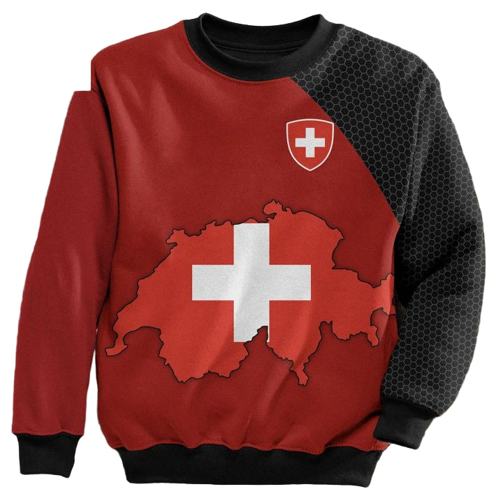 Switzerland Map Special Sweater A5 ? Usalast