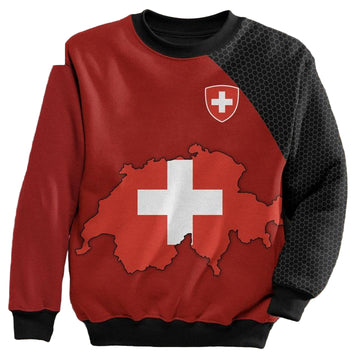 Switzerland Map Special Sweater A5 ? Usalast