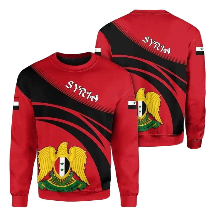 Syria Coat Of Arms Sweater Cricket Style J5W ? Usalast