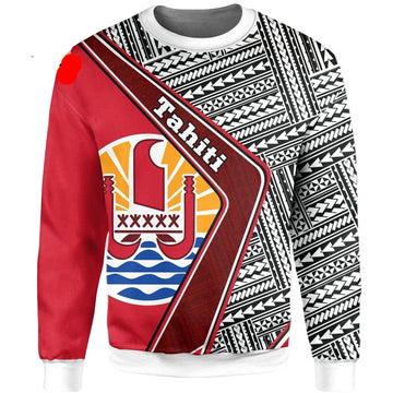 Tahiti Sweater ? Polynesian Coat Of Arms A224 ? Usalast
