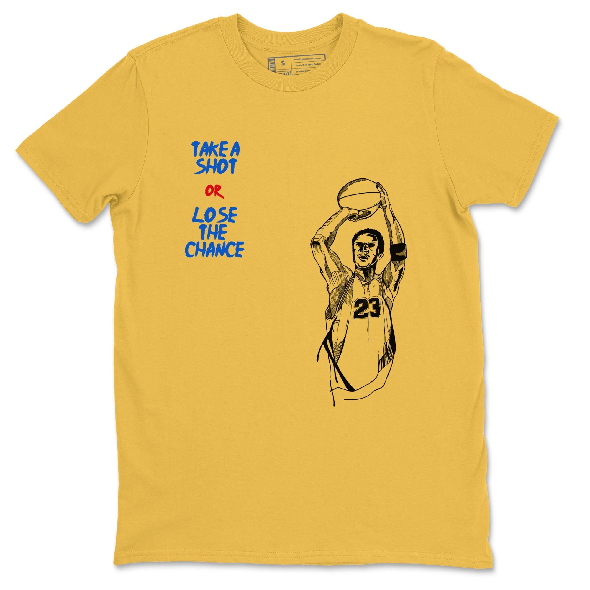 Take A Shot Sneaker Tees - Air Jordan 1 Travis Scott Canary
