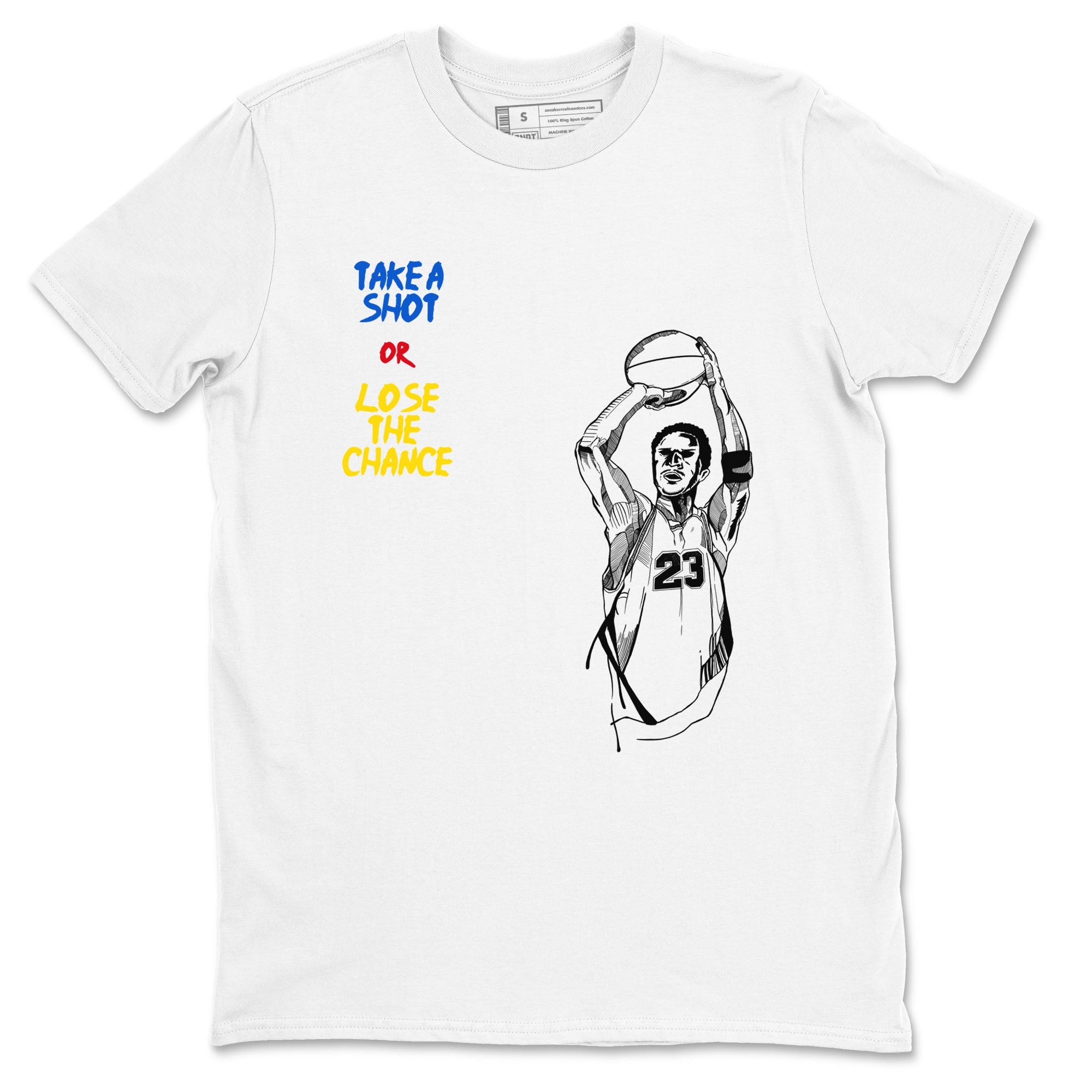 Take A Shot Sneaker Tees - Air Jordan 1 Travis Scott Canary