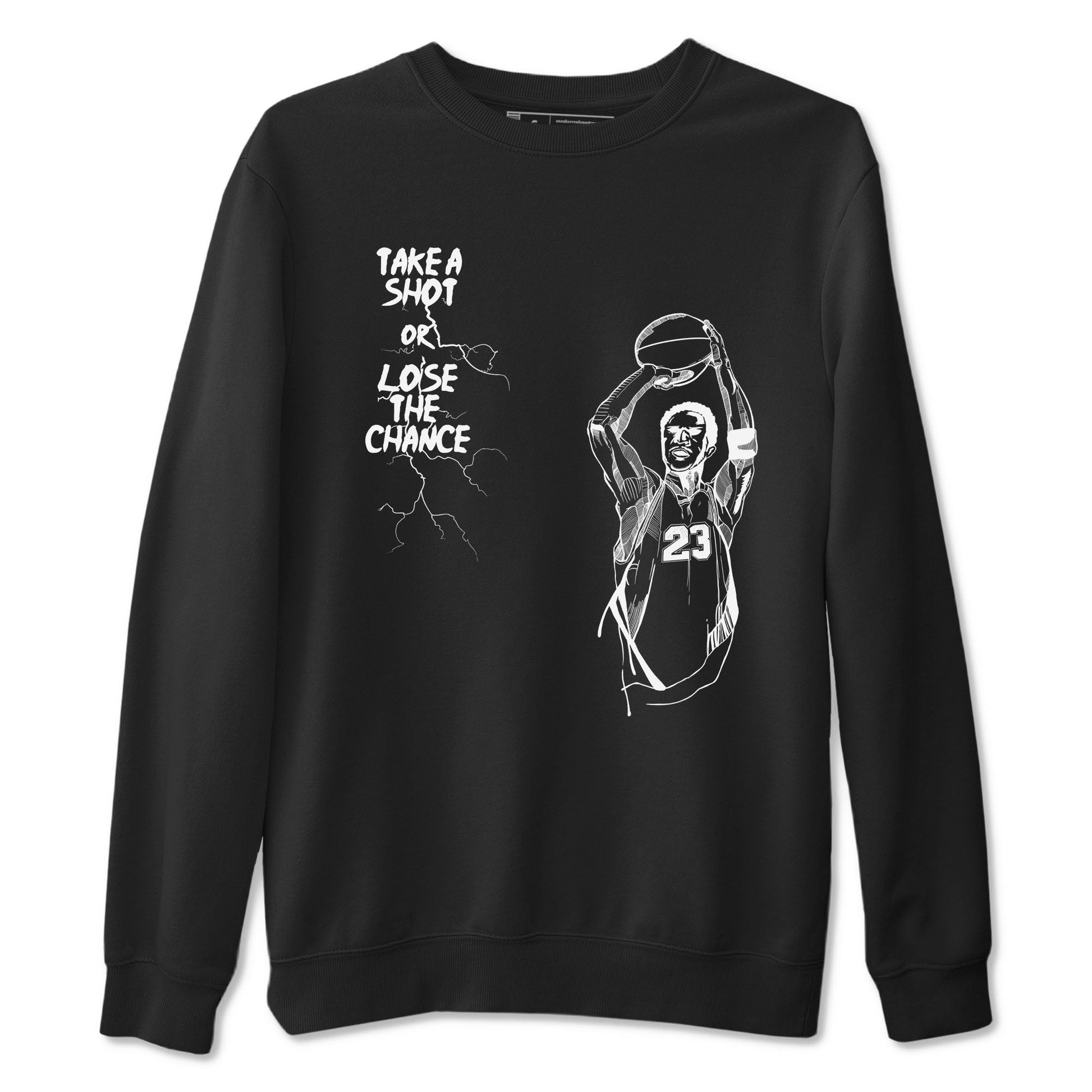 Take A Shot Sneaker Tees - Air Jordan 4 White Thunder