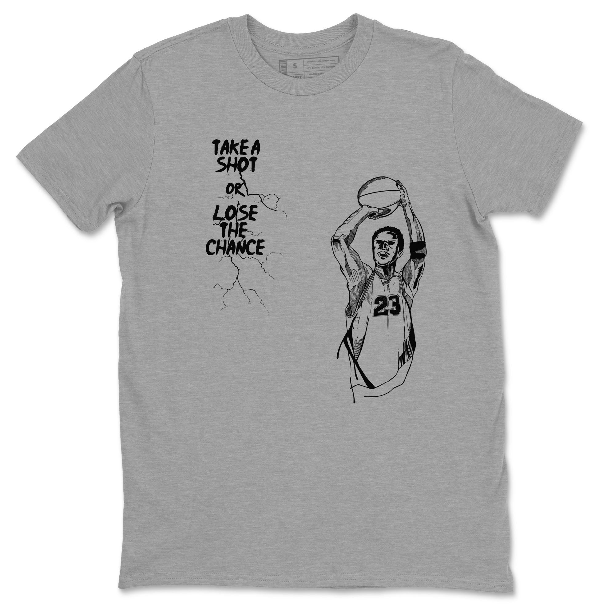 Take A Shot Sneaker Tees - Air Jordan 4 White Thunder
