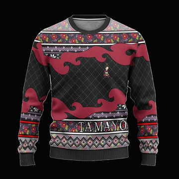 Tamayo Anime Ugly Christmas Sweater Demon Slayer Chibi Xmas Gift ? Usalast