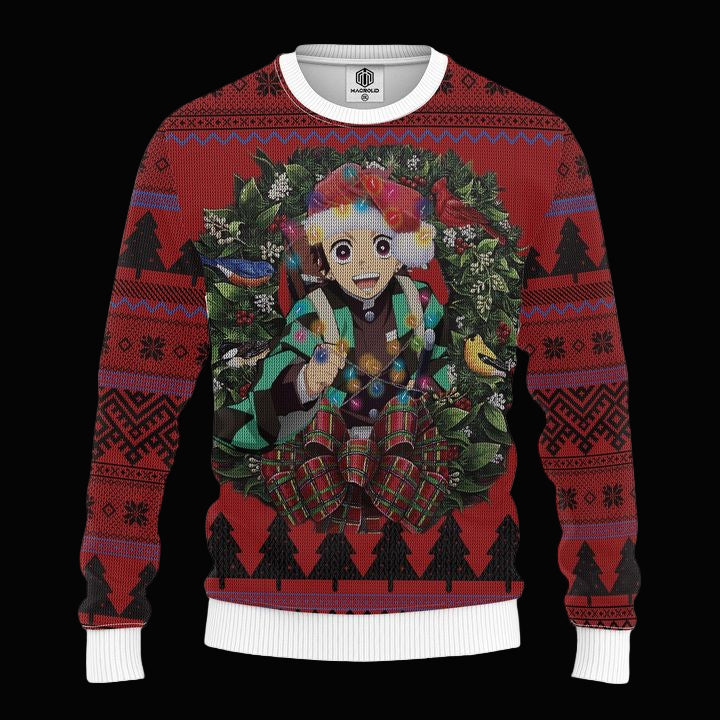 Tanjirou Kimesu No Yaiba Mc Ugly Christmas Sweater Thanksgiving Gift ? Usalast