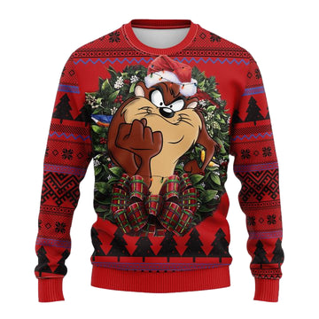 Taz Of Looney Tunes Noel Mc Ugly Christmas Sweater Thanksgiving Gift ? Usalast