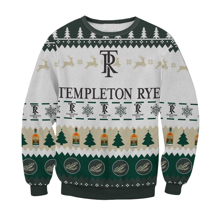 Templeton Rye Whiskey Ugly Christmas Sweater 2022 ? Usalast