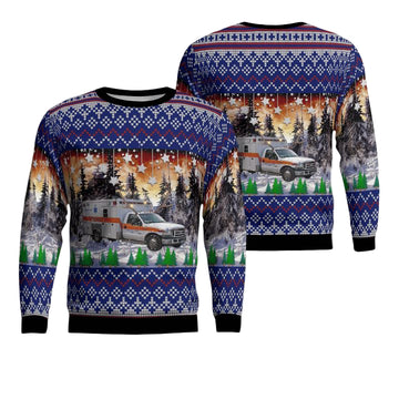 Tennessee Cumberland County EMS Christmas Sweater 3D ? Usalast
