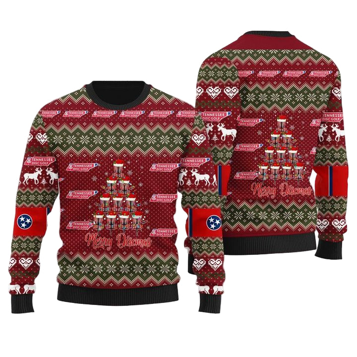 Tennessee Disc Golf Christmas Sweater 3D ? Usalast