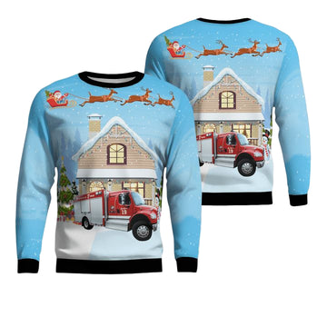 Tennessee Nashville Fire Department Rescue Truck AOP Sweater ? Usalast