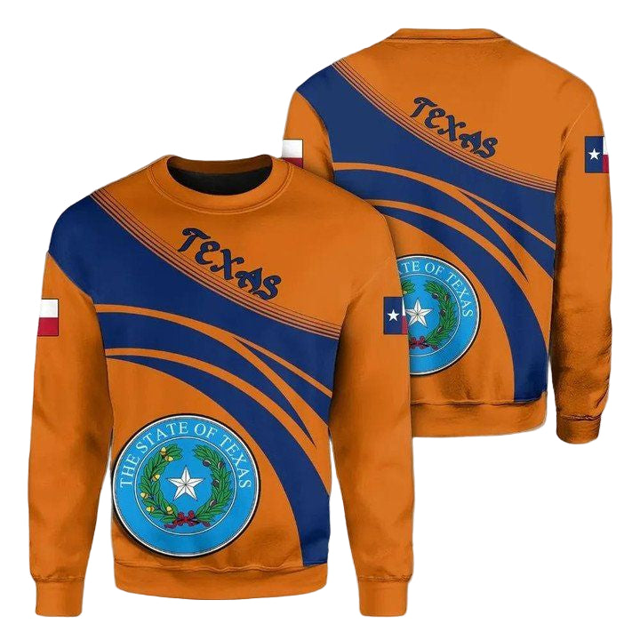 Texas Coat Of Arms Sweater Cricket Style J5W ? Usalast