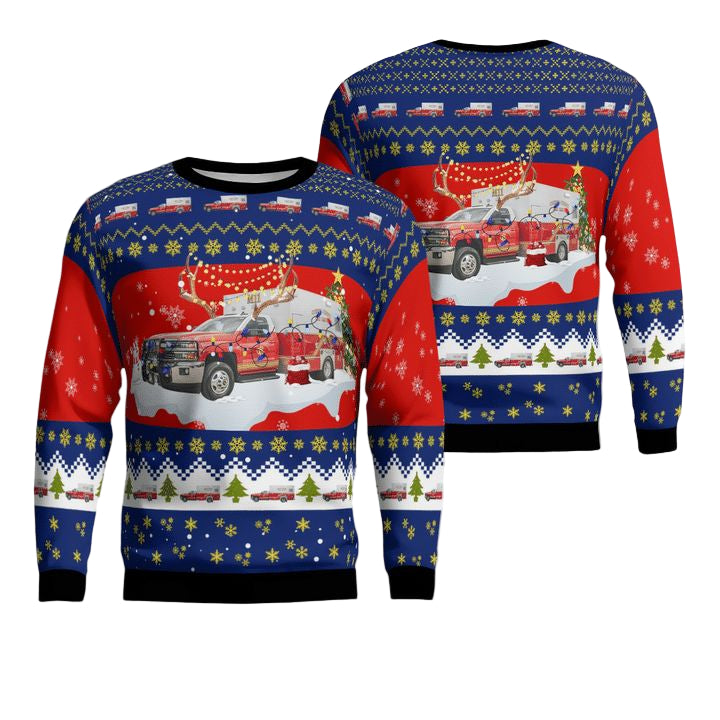 Texas Corpus Christi Fire Rescue AOP Sweater ? Usalast