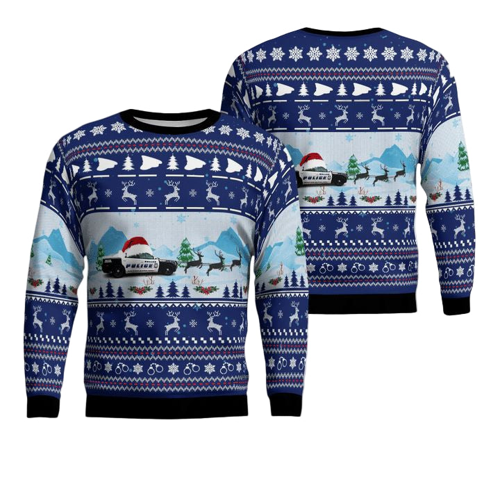 Texas Dallas Police Department Christmas Sweater 3D ? Usalast