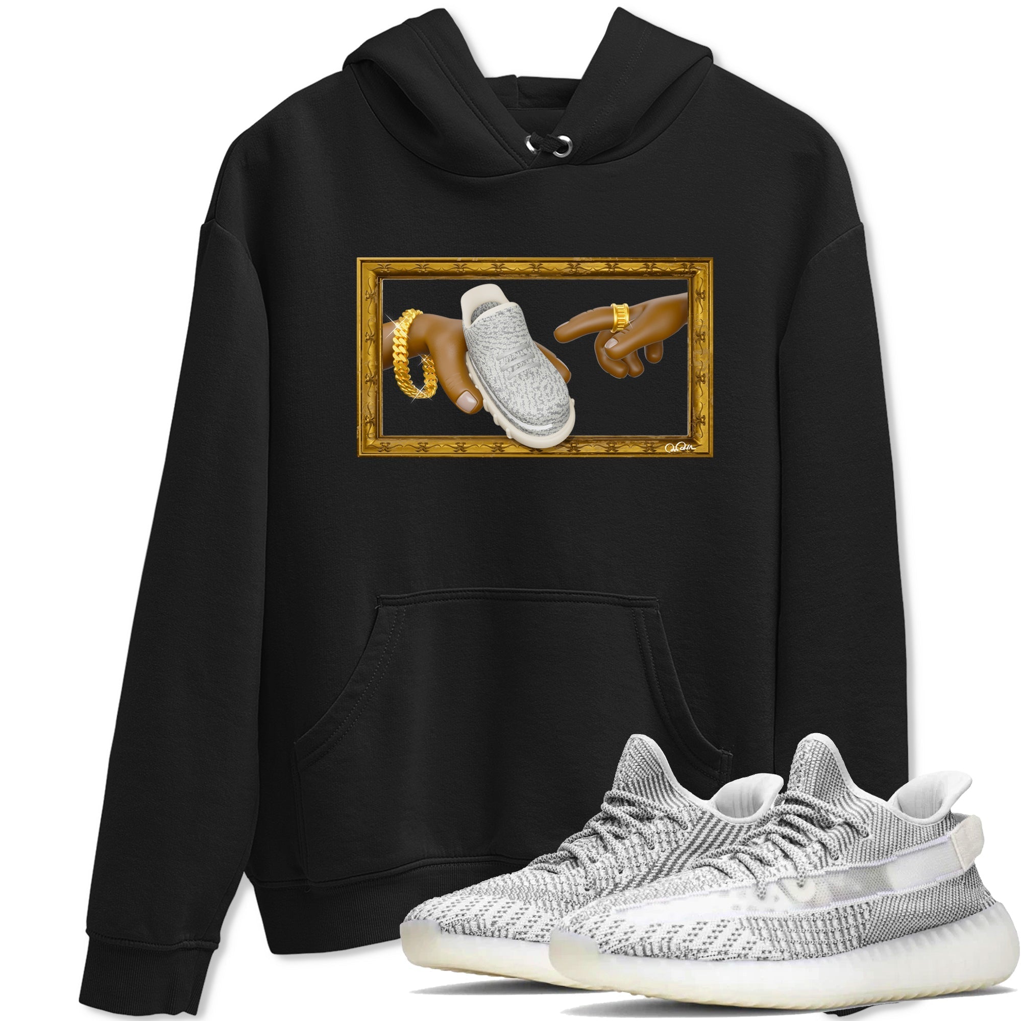 The Creation Of Adam Sneaker Tee - Yeezy 350 Static