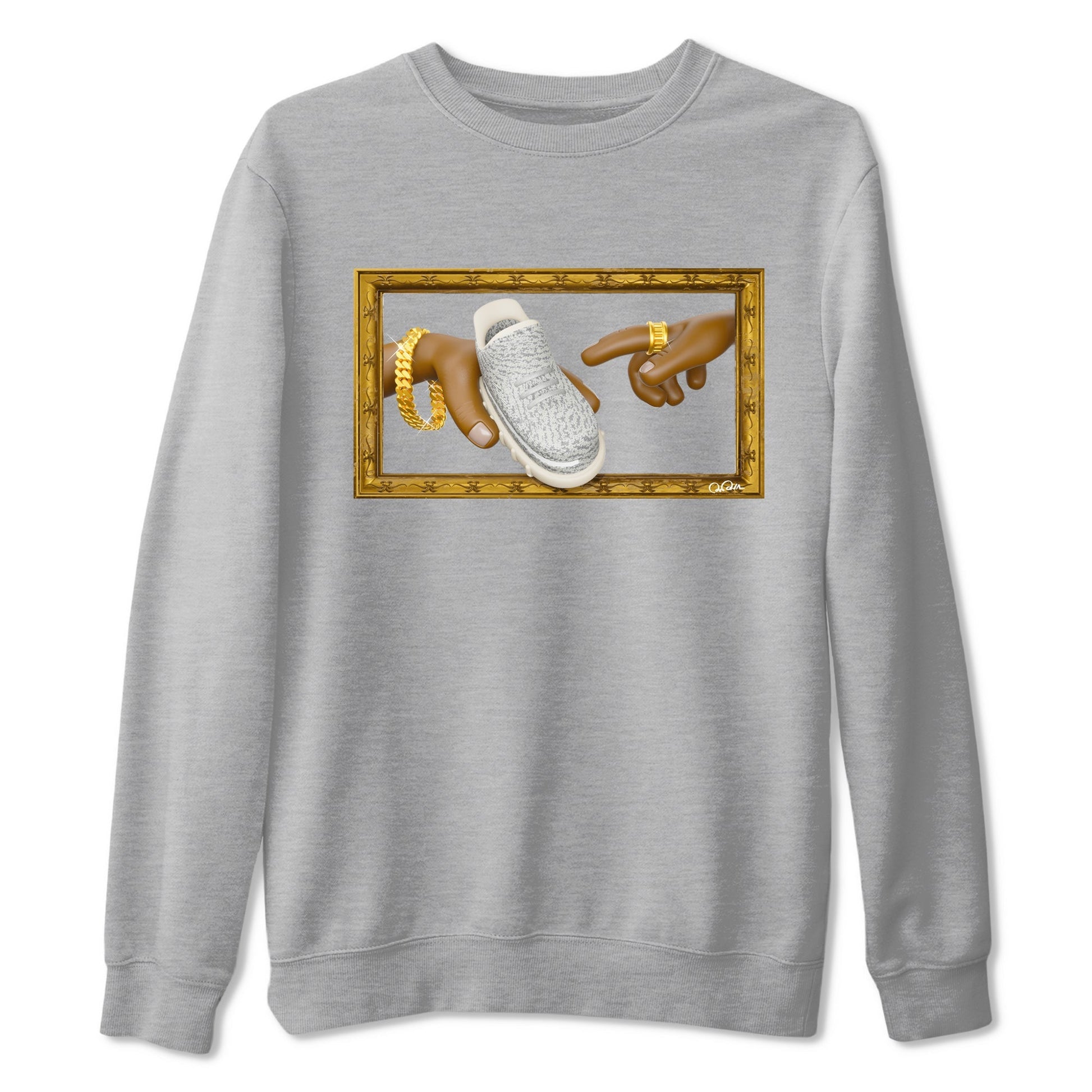 The Creation Of Adam Sneaker Tee - Yeezy 350 Static