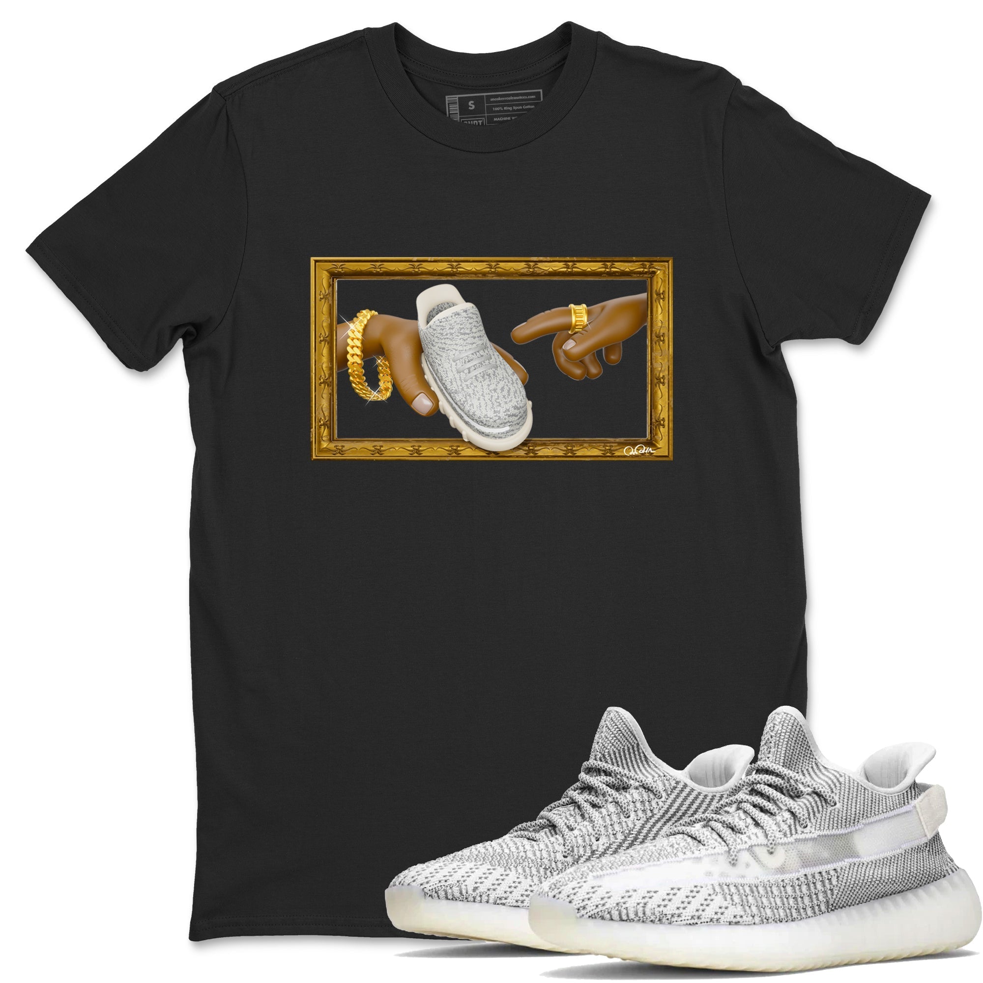 The Creation Of Adam Sneaker Tee - Yeezy 350 Static