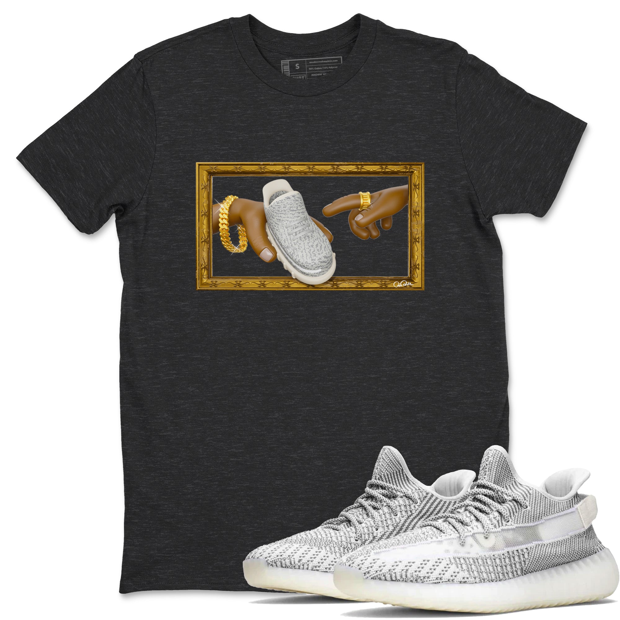The Creation Of Adam Sneaker Tee - Yeezy 350 Static