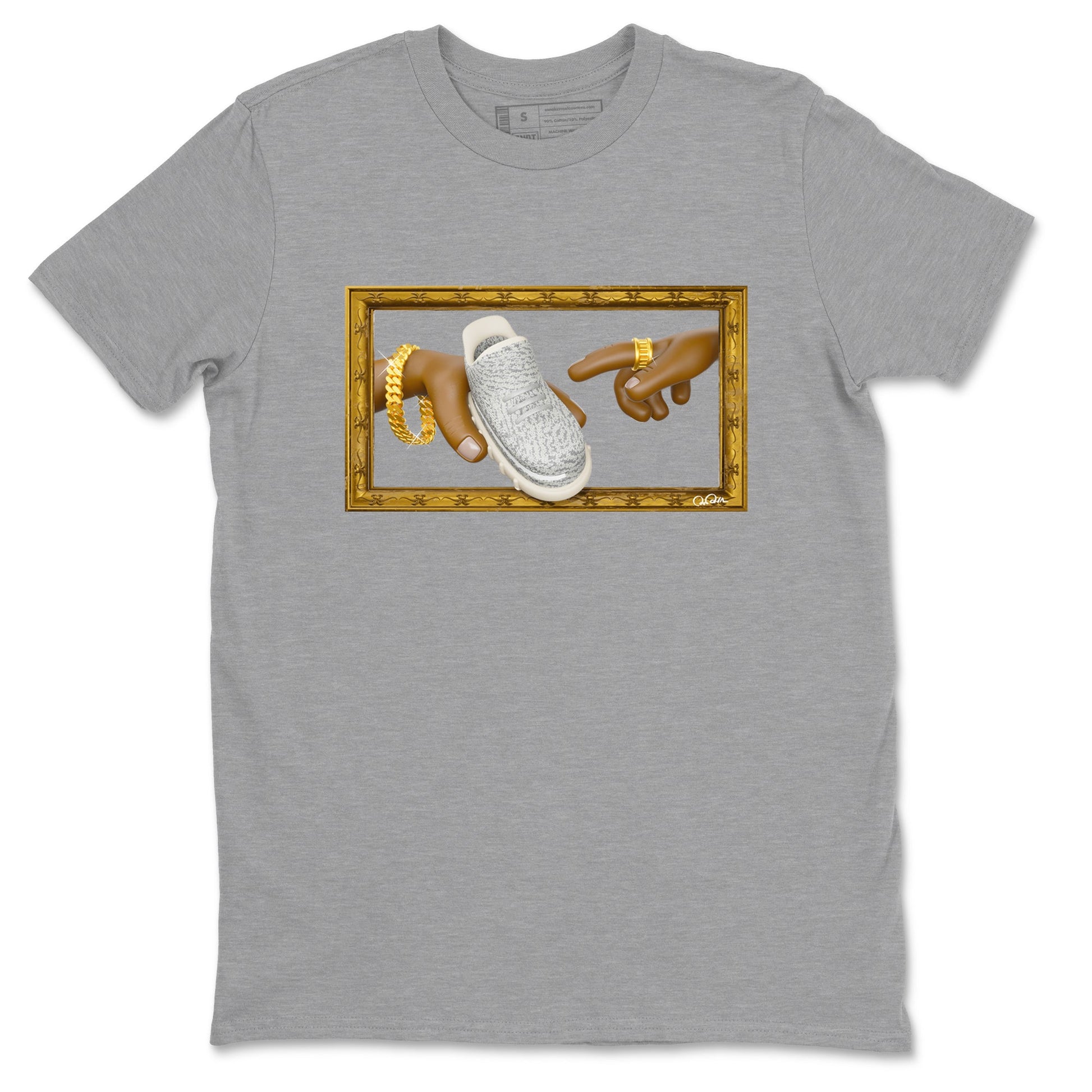 The Creation Of Adam Sneaker Tee - Yeezy 350 Static