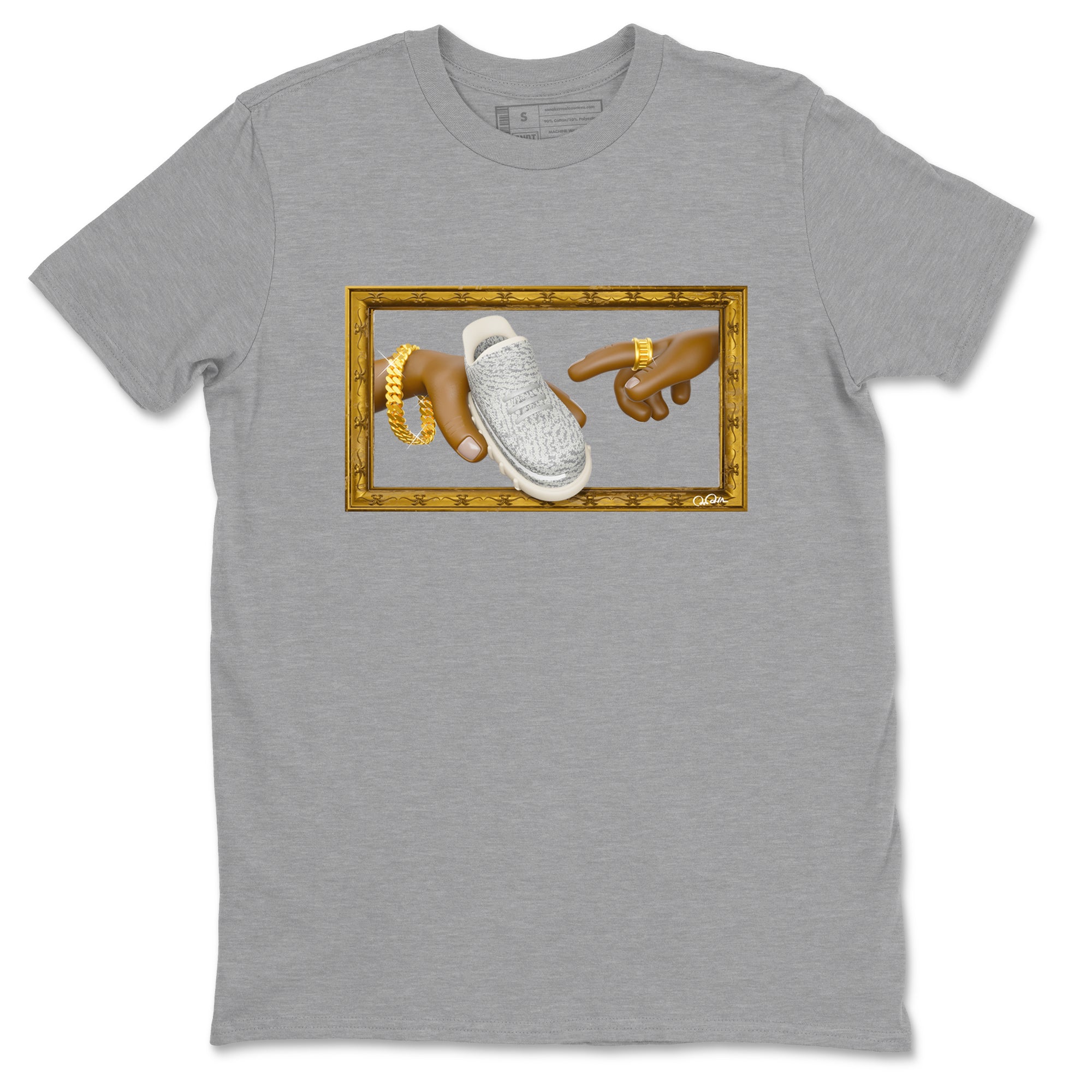 The Creation Of Adam Sneaker Tee - Yeezy 350 Static