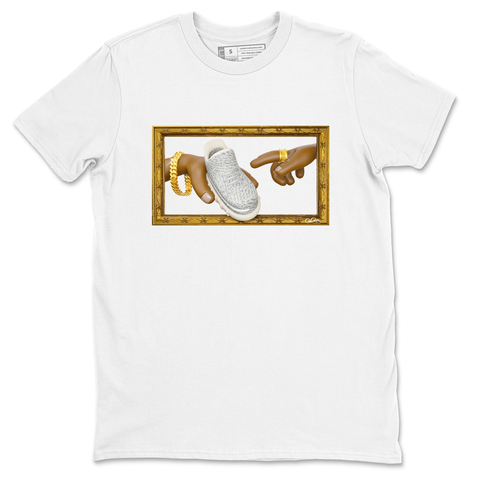 The Creation Of Adam Sneaker Tee - Yeezy 350 Static