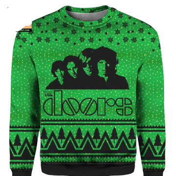 The Doors Band 3D Print Ugly Christmas Sweater Hoodie ? Usalast