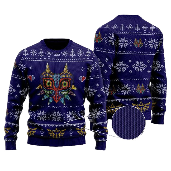 The Legend Of Zelda Majoras Mask Christmas Sweater ? Usalast