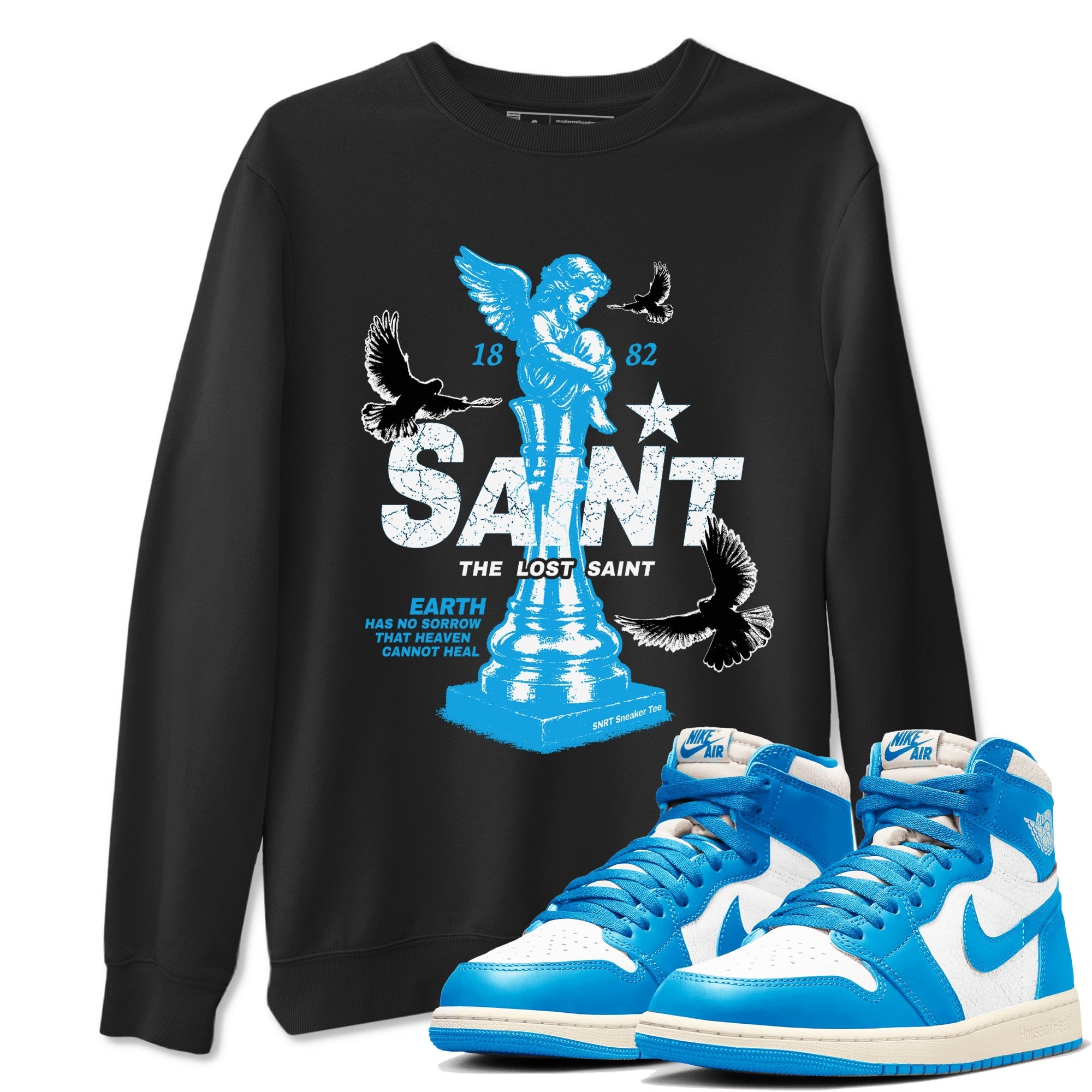 The Lost Saint Sneaker Tees - Air Jordan 1 UNC Reimagined