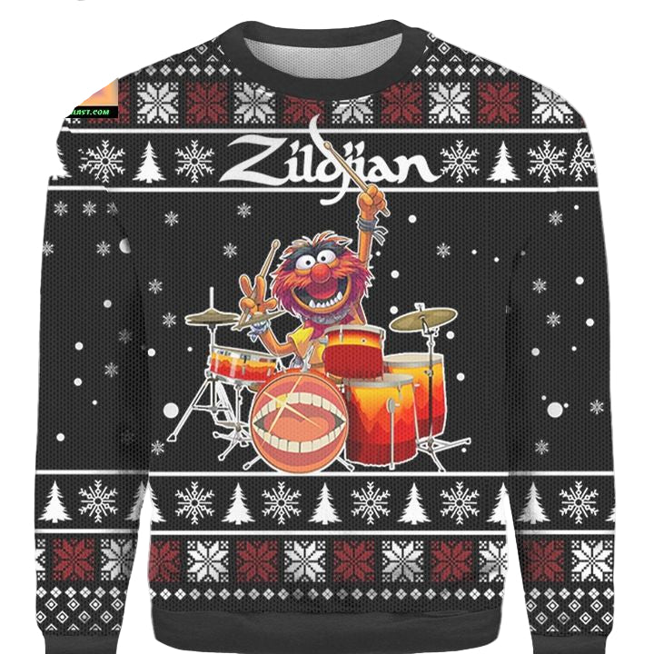 The Muppets Animal Drums Ugly 3D Christmas Sweater ? Usalast