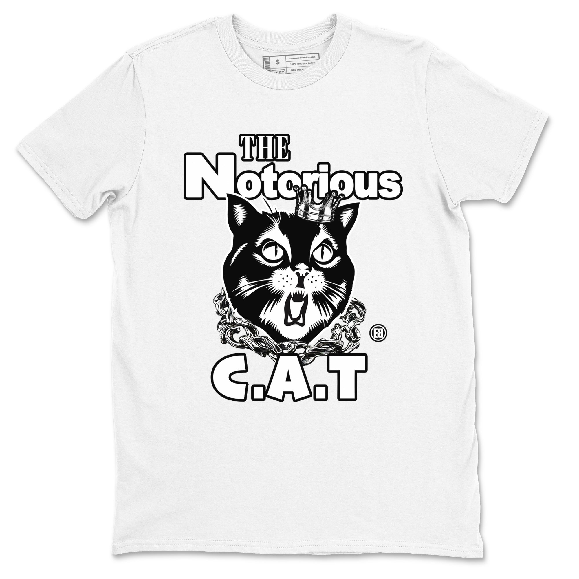 The Notorious Cat Sneaker Tees - Air Jordan 4 White Thunder