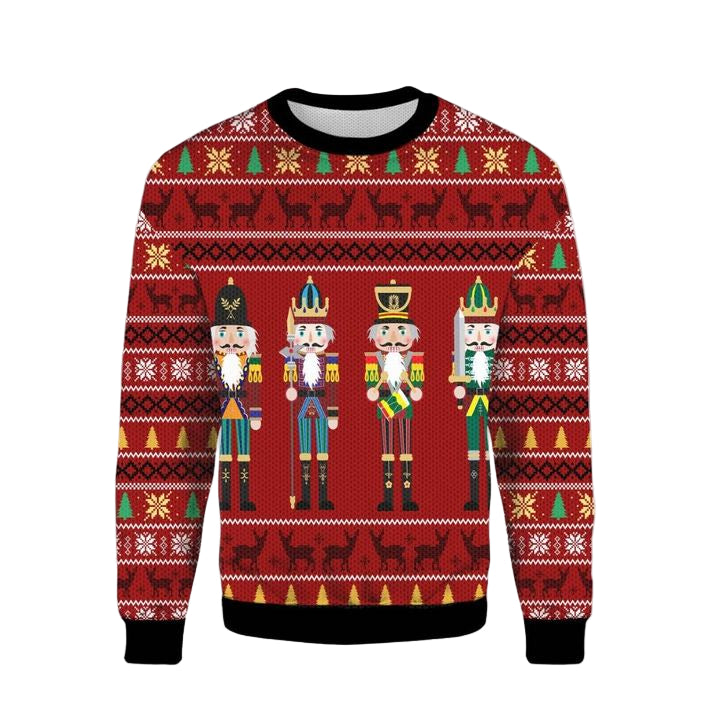 The Nutcracker Nutcracker Nutcracker 3d Ugly Christmas Sweater ? Usalast
