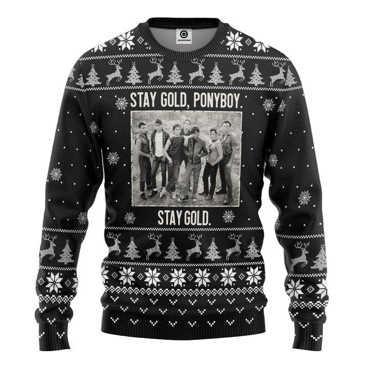 The Outsiders Stay Gold Ponyboy Deer Christmas Sweater ? Usalast