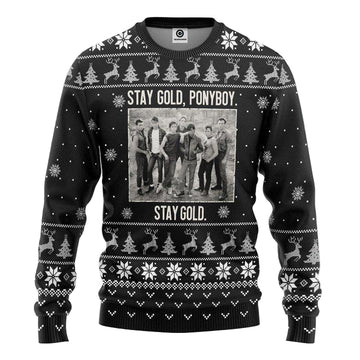 The Outsiders Stay Gold Ponyboy Deer Christmas Sweater ? Usalast