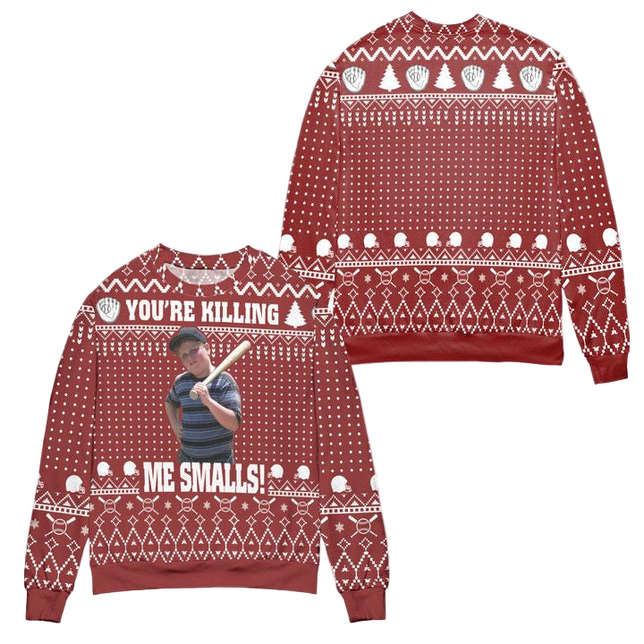 The Sandlot Youre Killing Me Smalls Ugly Christmas Sweater ? Usalast