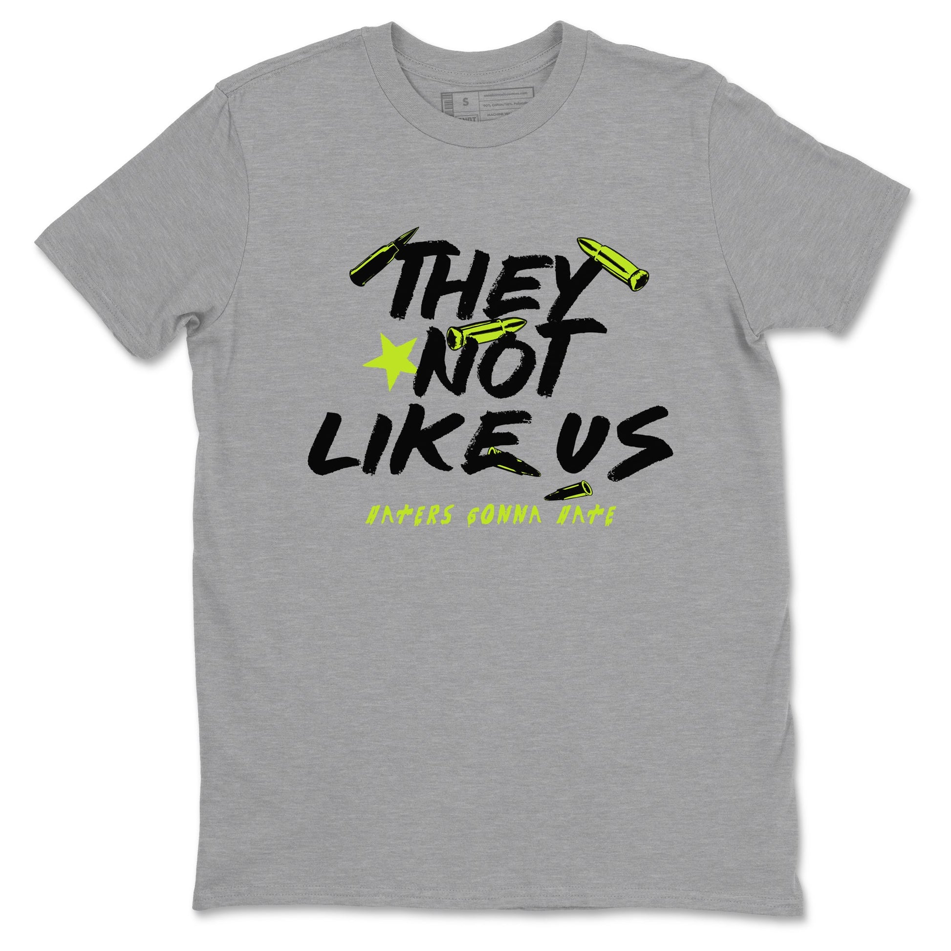 They Not Like Us Sneaker Tees - Air Foamposite One Black Volt