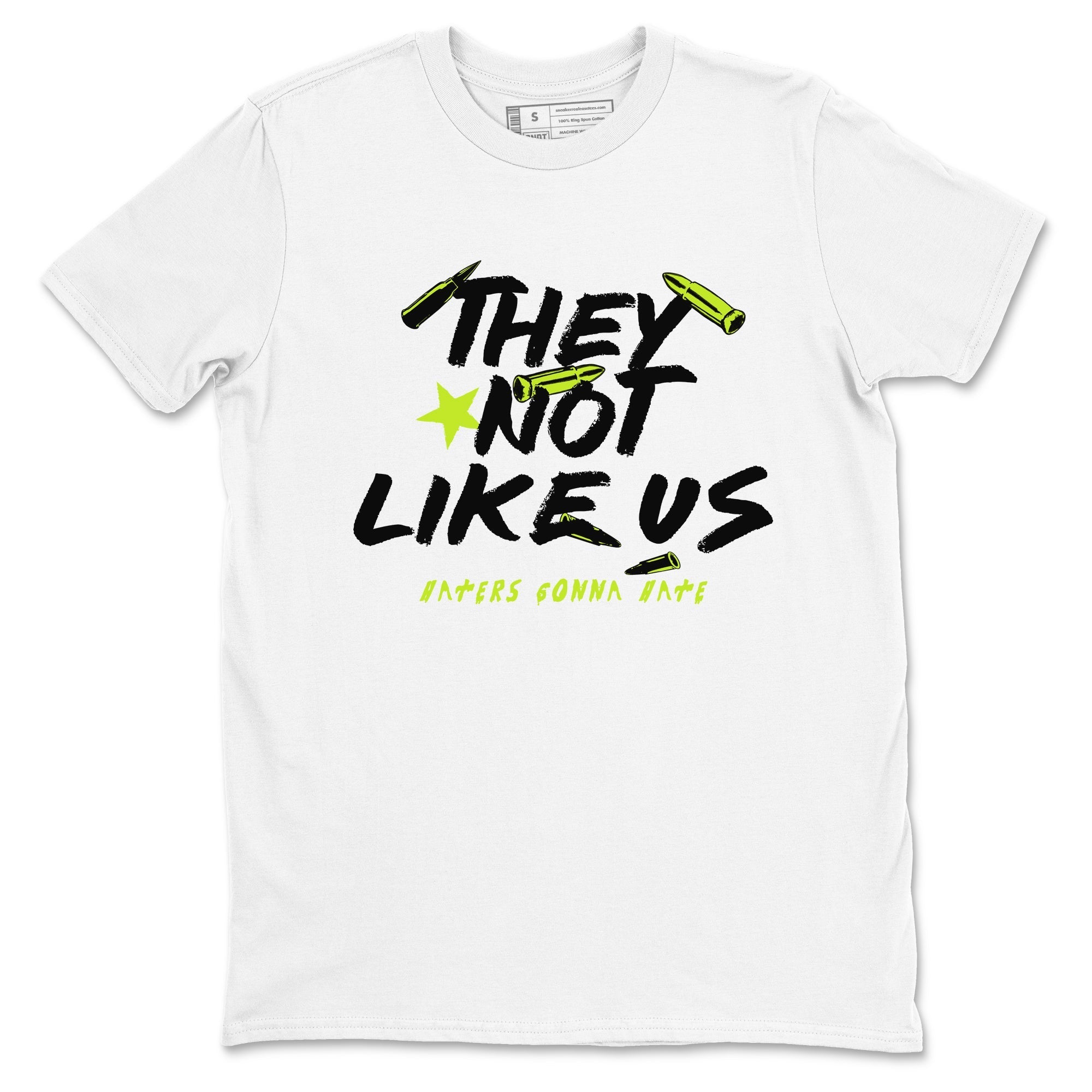 They Not Like Us Sneaker Tees - Air Foamposite One Black Volt