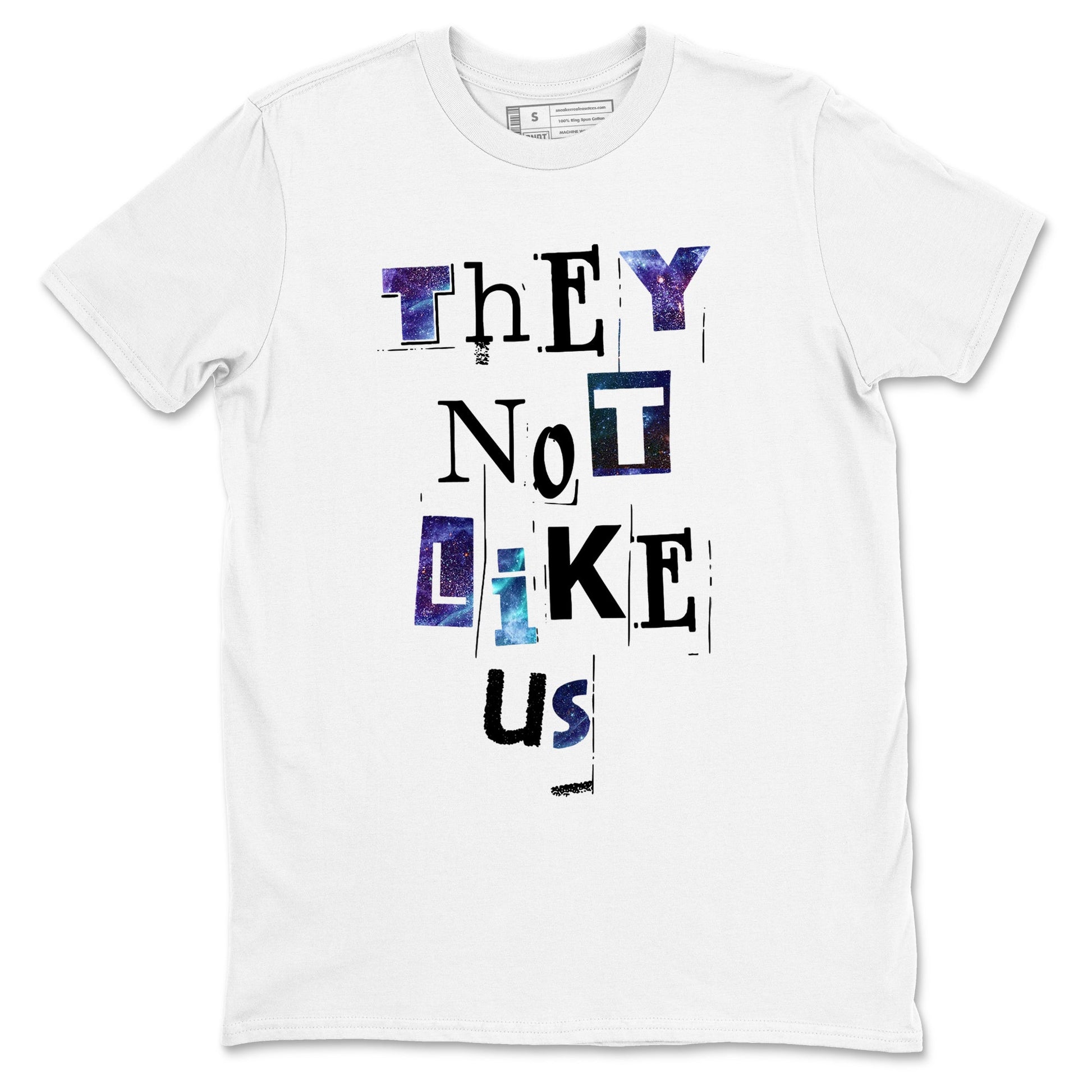 They Not Like Us Sneaker Tees - Air Foamposite One Galaxy