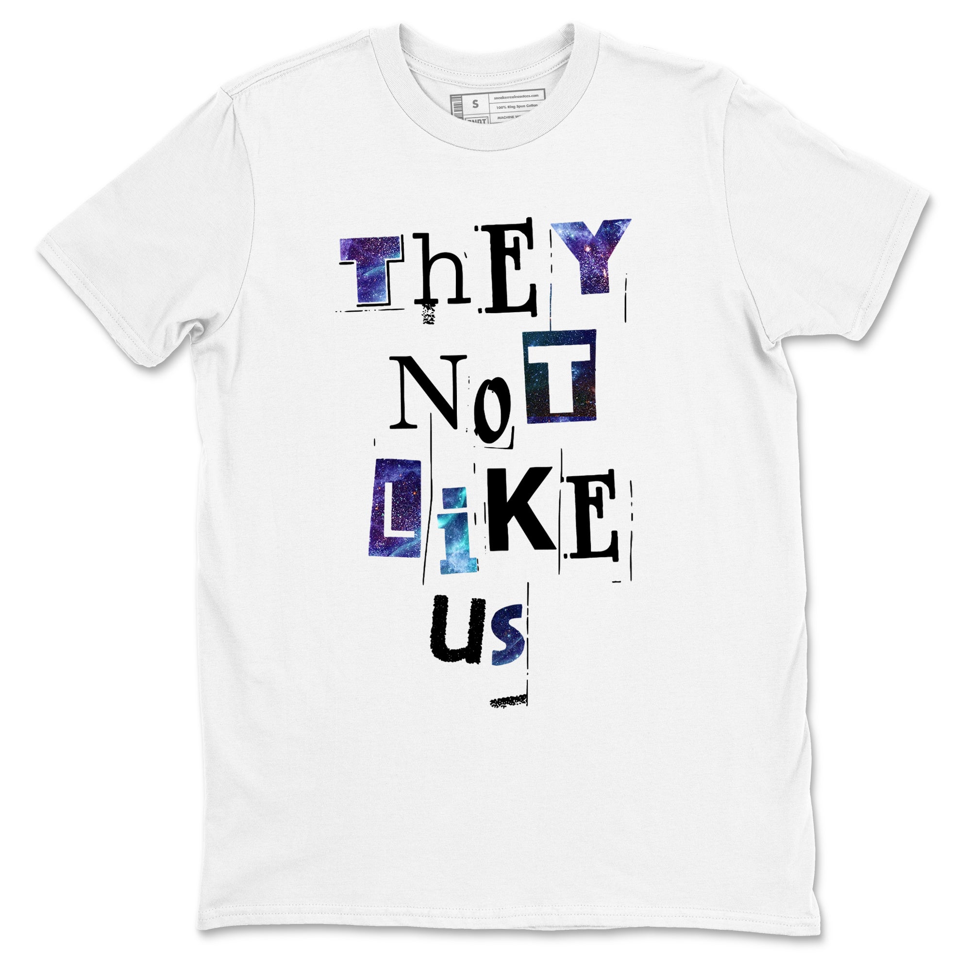 They Not Like Us Sneaker Tees - Air Foamposite One Galaxy