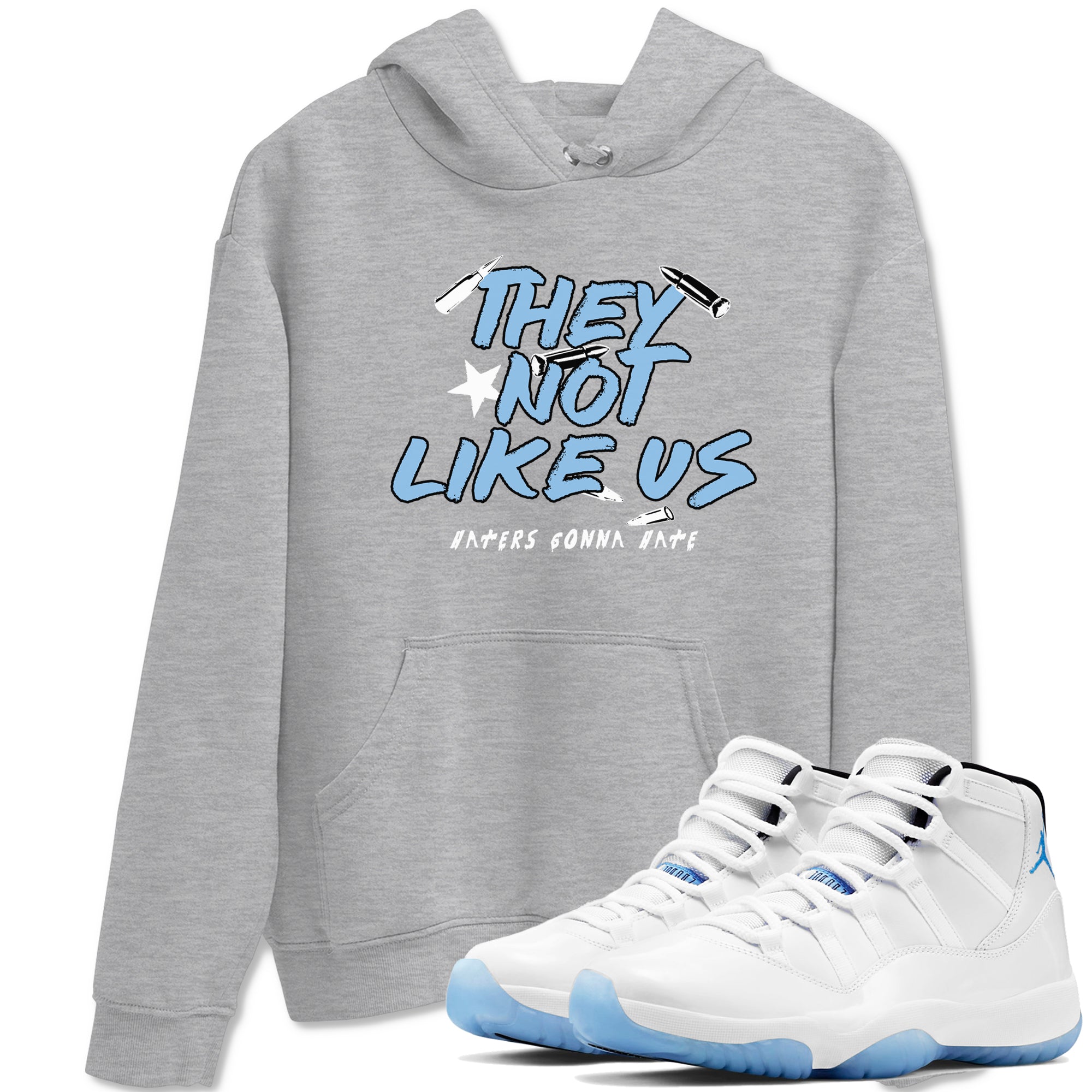 They Not Like Us Sneaker Tees - Air Jordan 11 Legend Blue