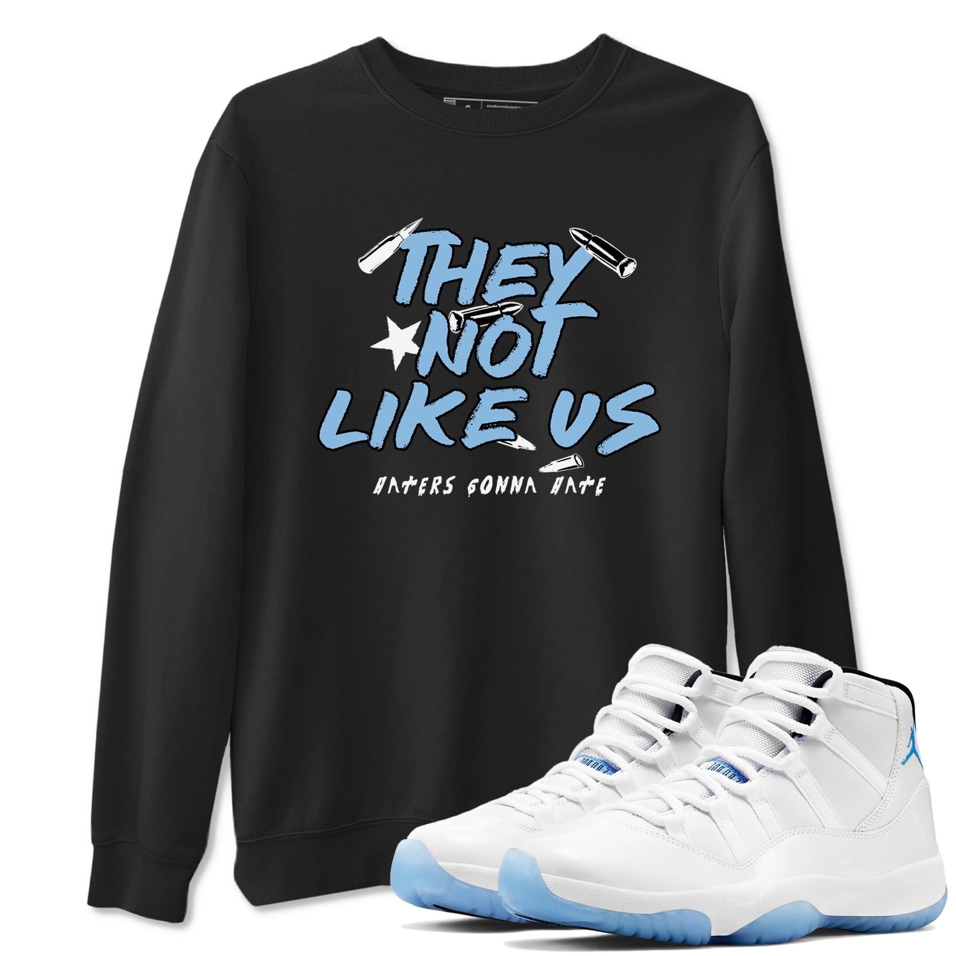 They Not Like Us Sneaker Tees - Air Jordan 11 Legend Blue