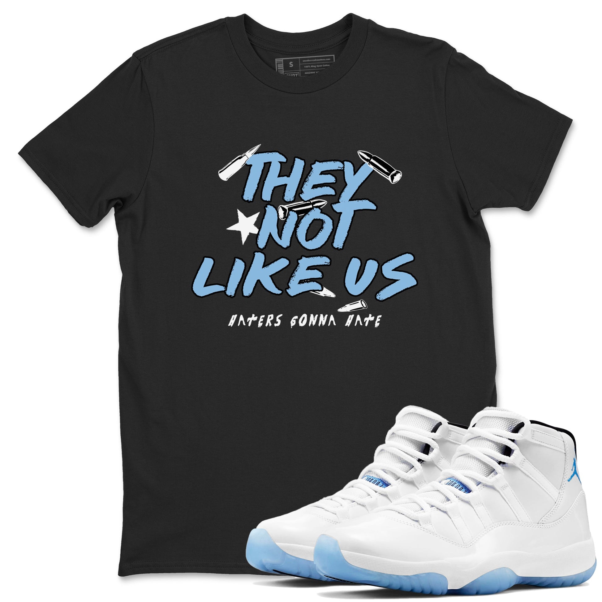They Not Like Us Sneaker Tees - Air Jordan 11 Legend Blue