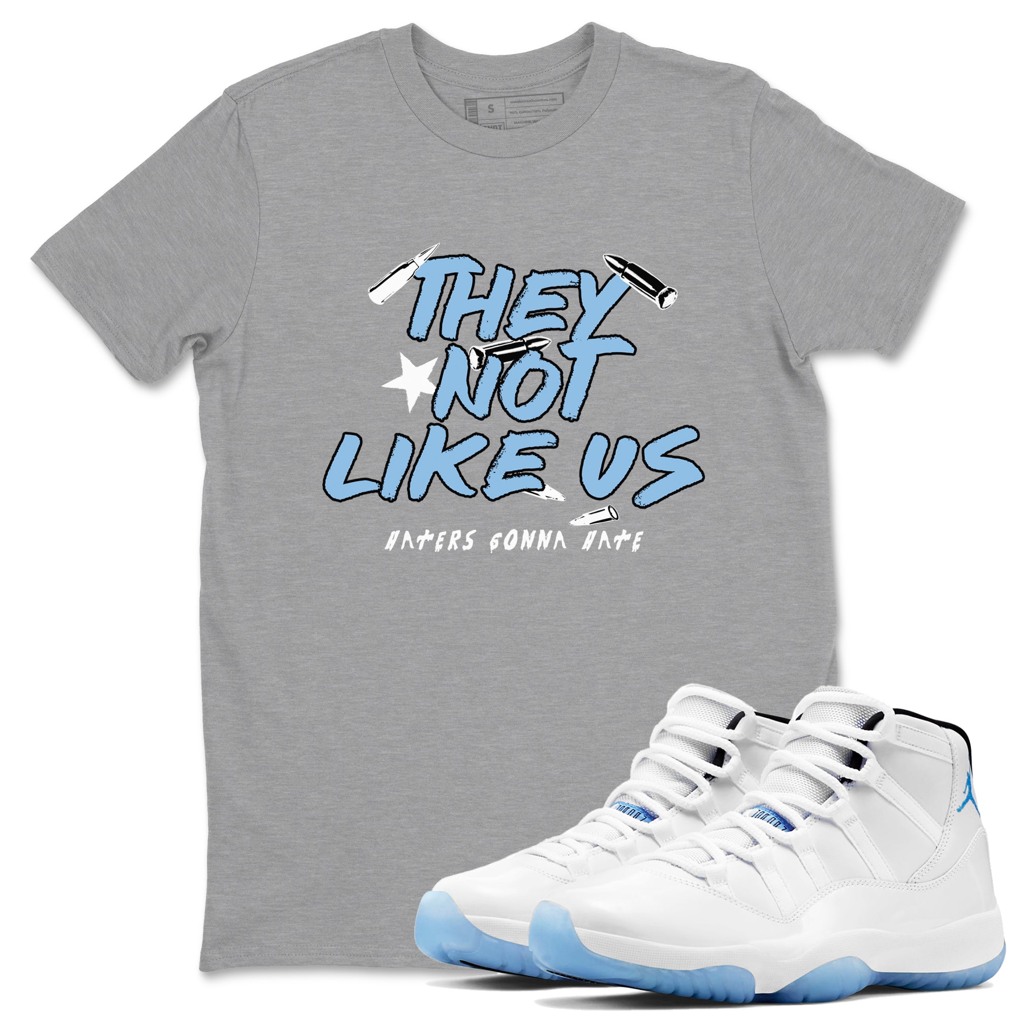 They Not Like Us Sneaker Tees - Air Jordan 11 Legend Blue
