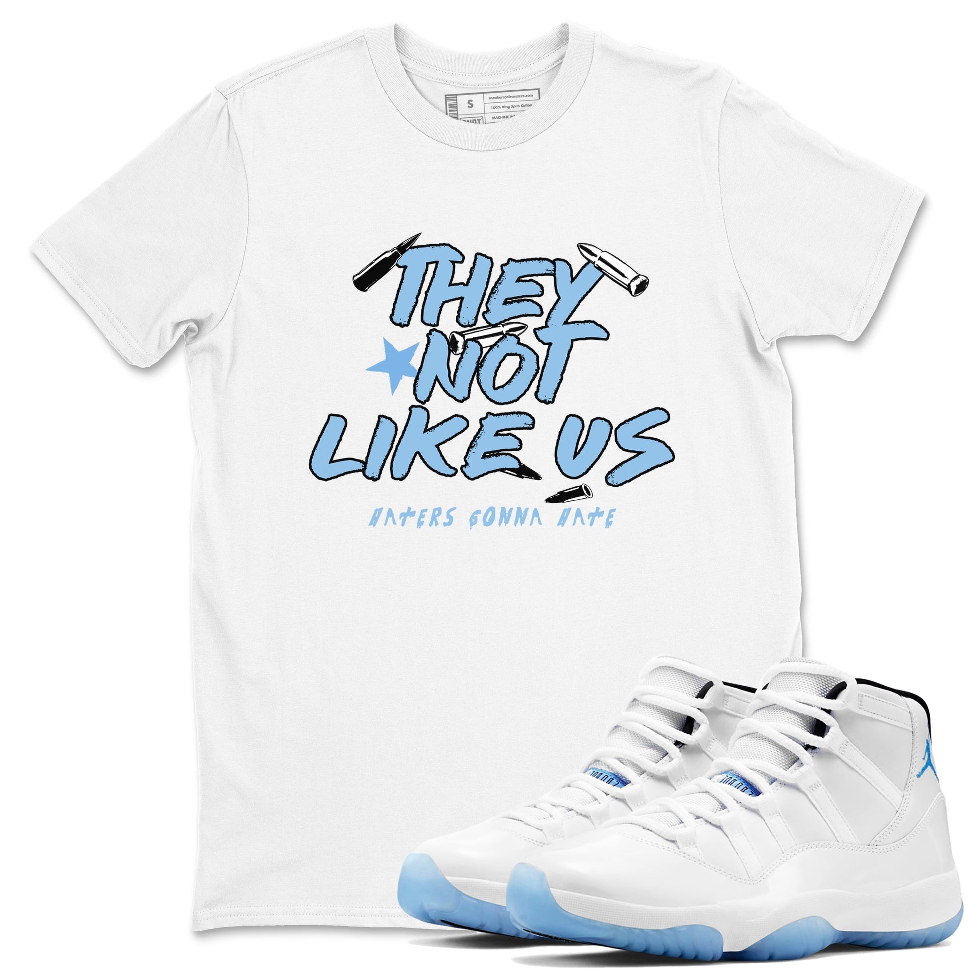 They Not Like Us Sneaker Tees - Air Jordan 11 Legend Blue