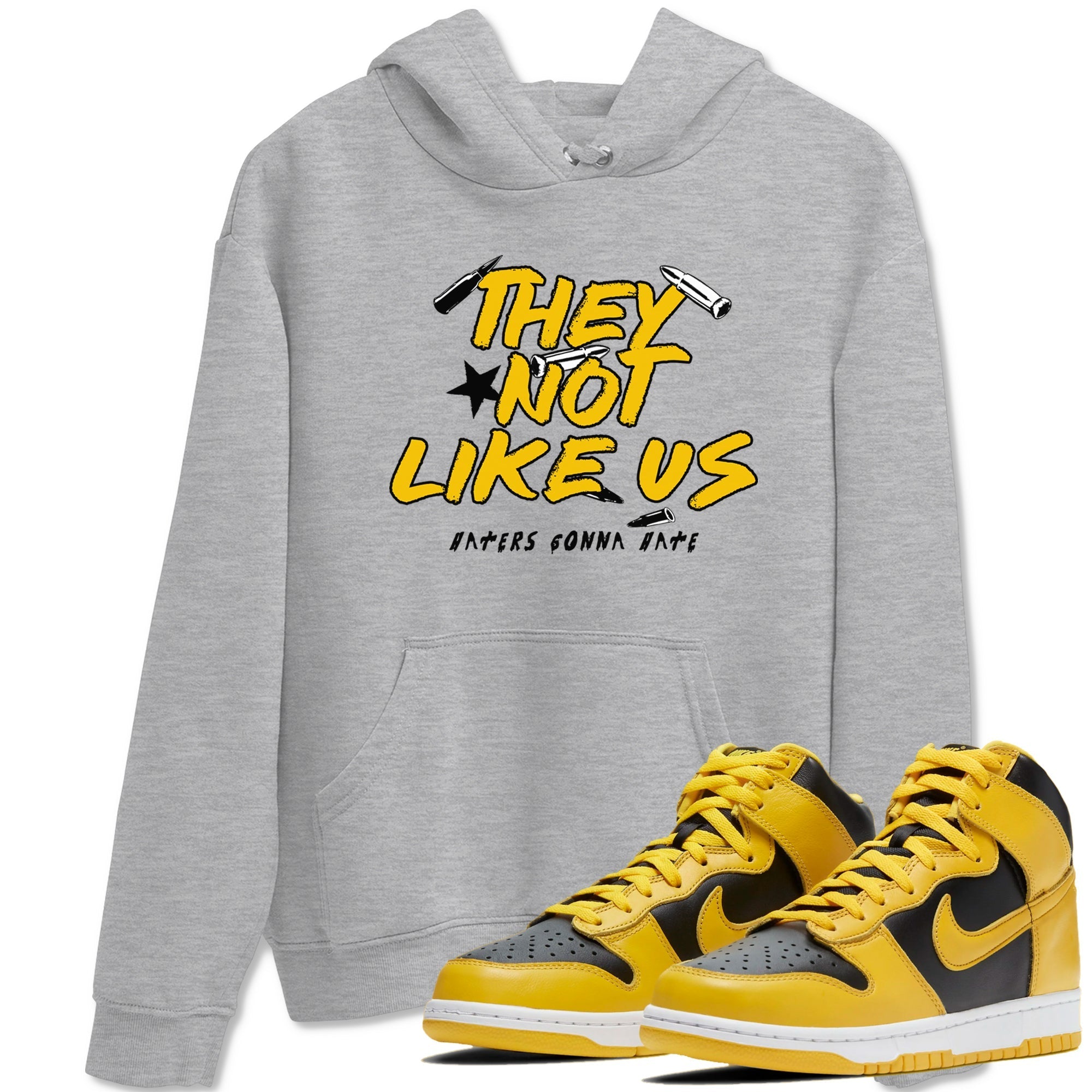 They Not Like Us Sneaker Tees - Dunk High Pollen
