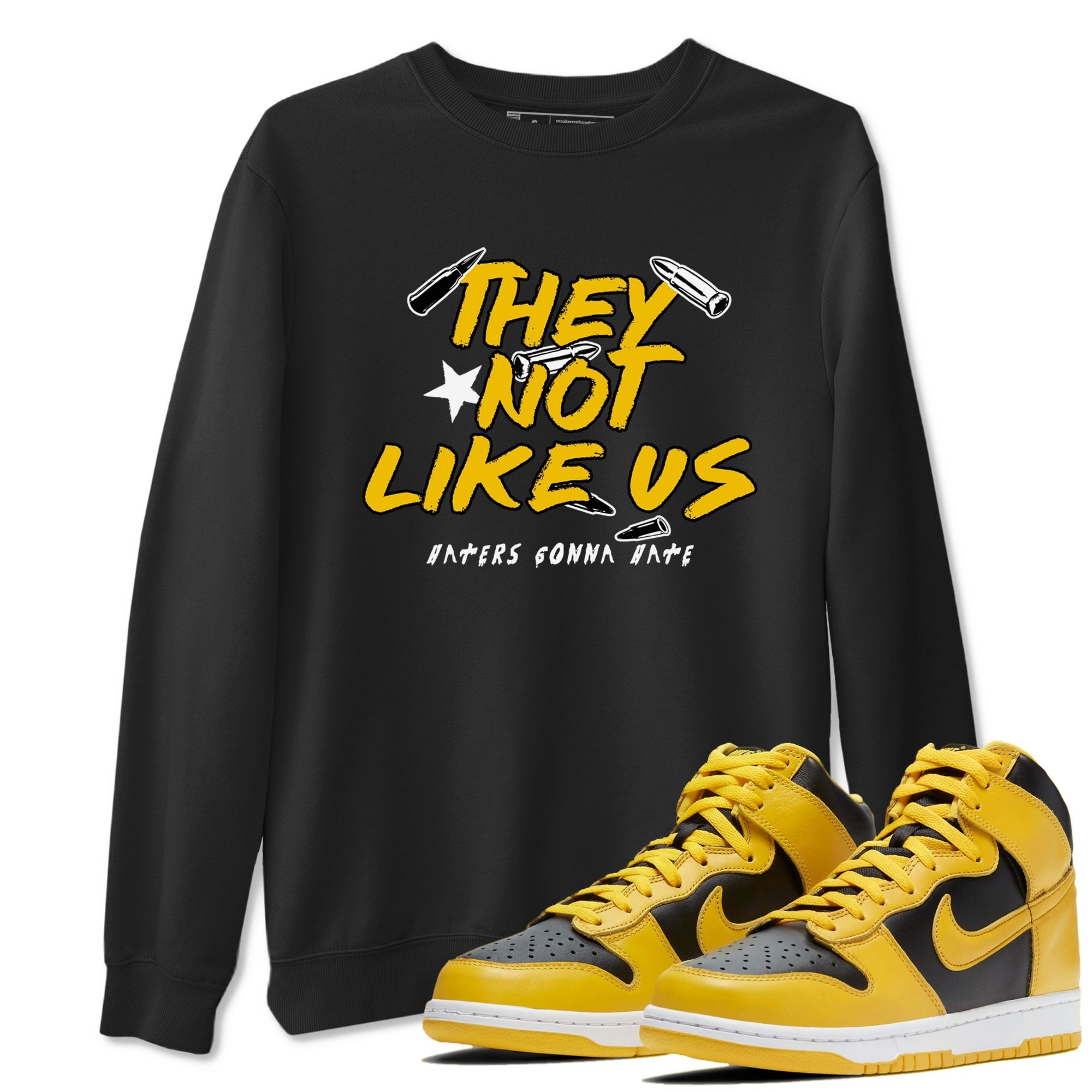 They Not Like Us Sneaker Tees - Dunk High Pollen