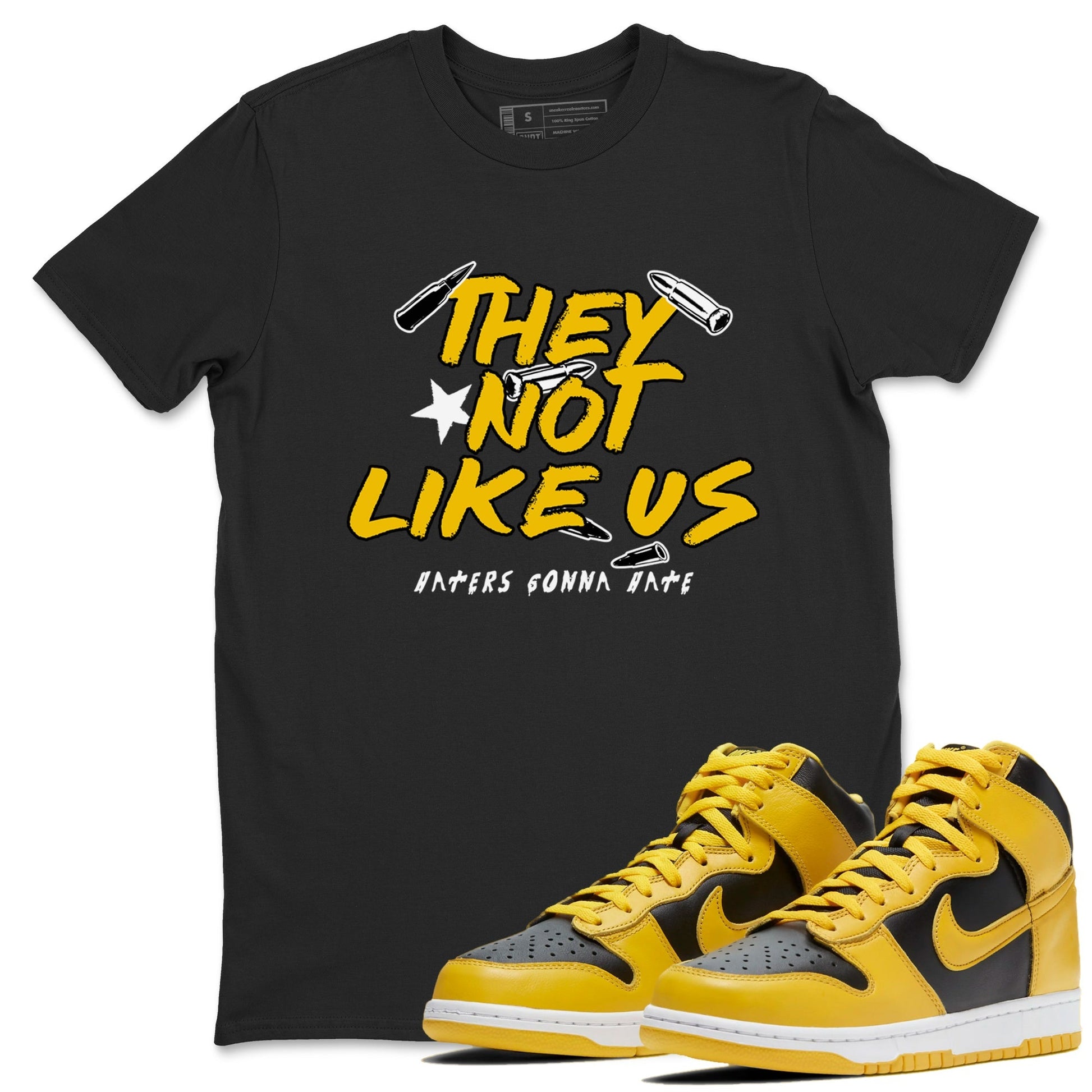 They Not Like Us Sneaker Tees - Dunk High Pollen