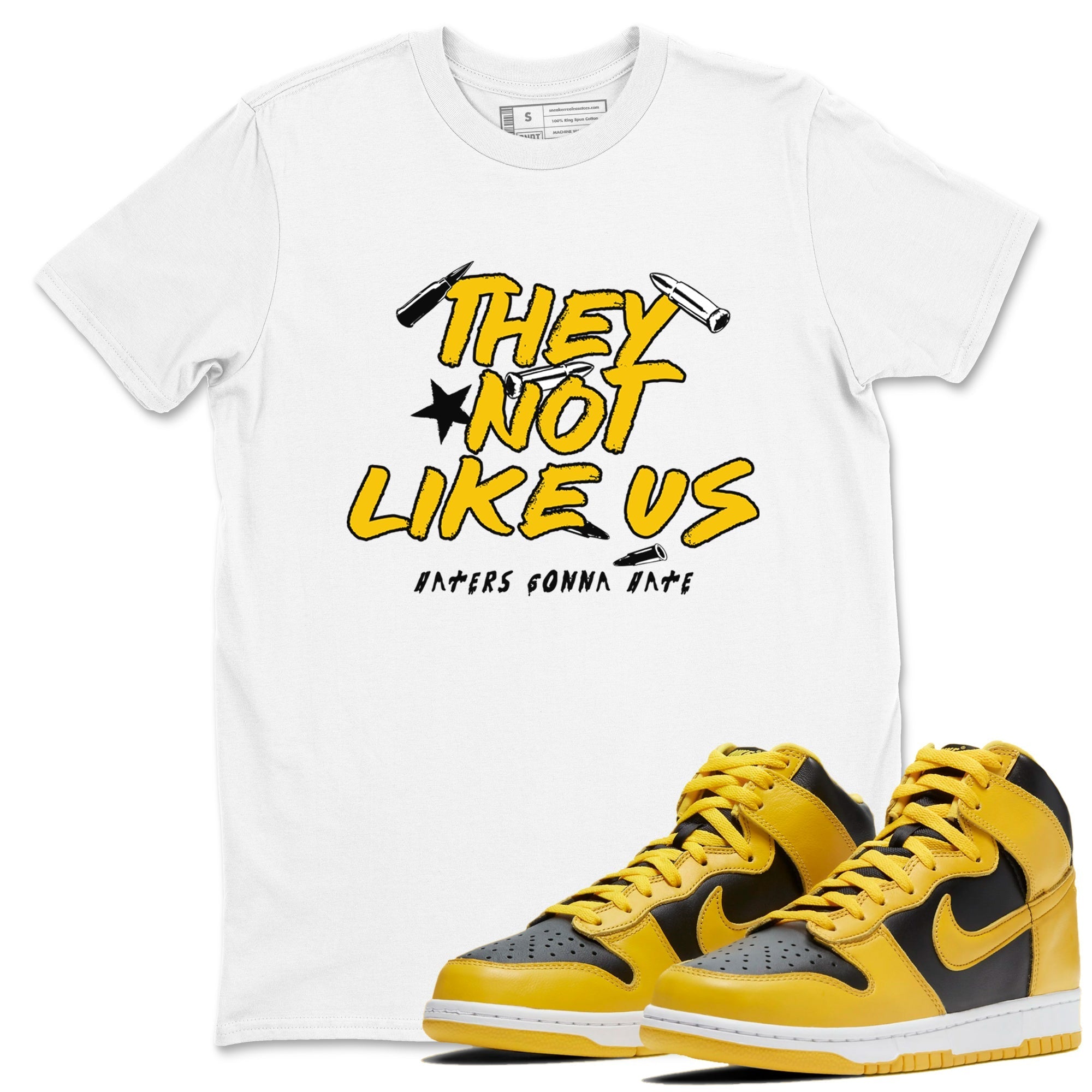 They Not Like Us Sneaker Tees - Dunk High Pollen
